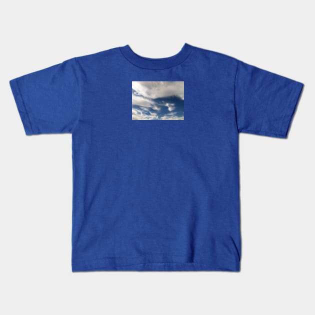 Winter cloudscape Kids T-Shirt by littlebird